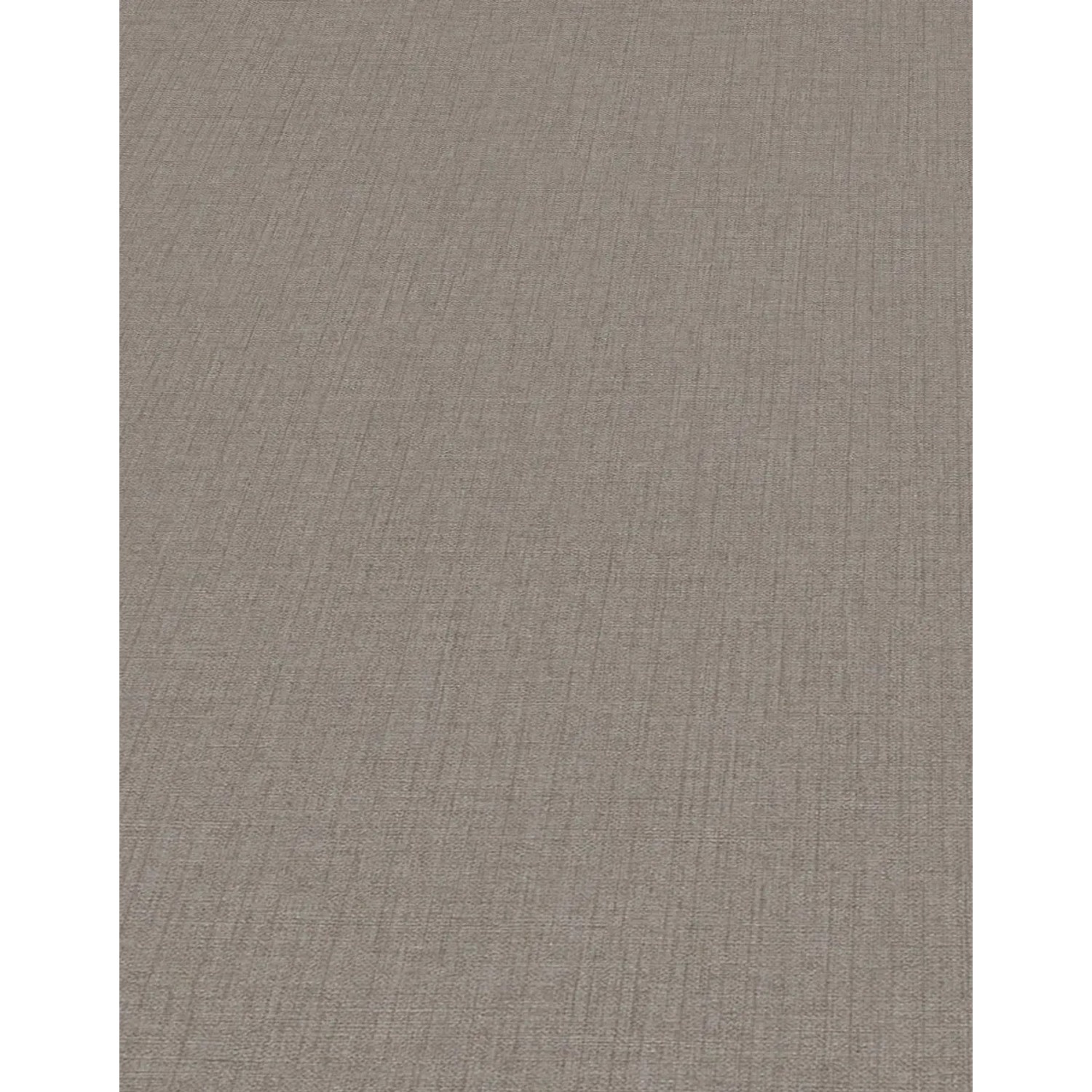 Erismann Vliestapete Code Nature Uni Taupe mit feiner Leinenstruktur.