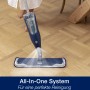 Bona Premium Spray Mop reinigt Parkett. Sprühmopp mit Kartusche und Mikrofaser-Pad für streifenfreie Böden.