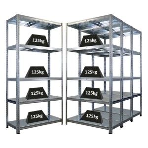 PROREGAL Mega Deal 4x Schwerlastregal Ragnar HxBxT 180x90x40cm 5 Stahlplatten-Ebenen Fachlast 125 kg Verzinkt