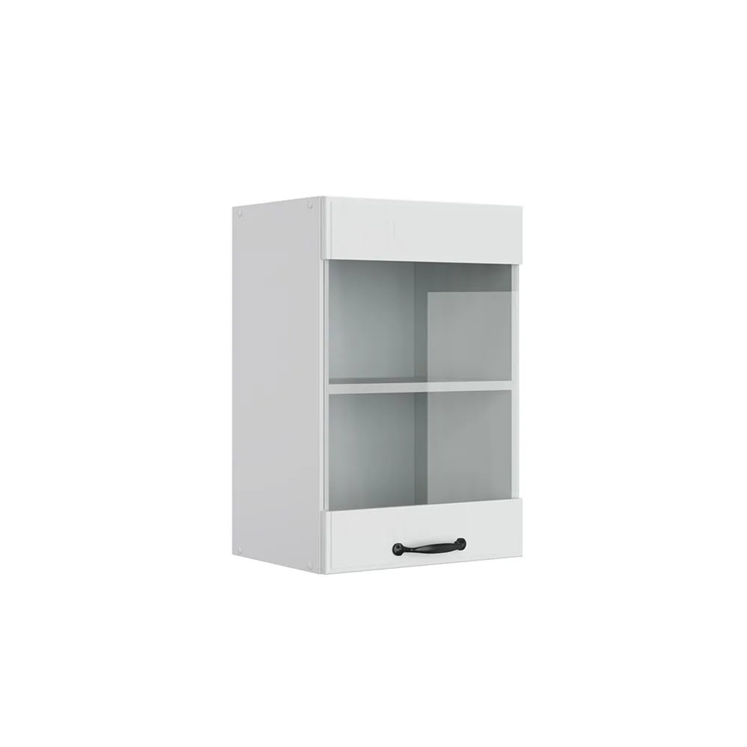 Vicco Küchenglasschrank R-Line Glashängeschrank Weiß Landhaus Weiß 40 cm