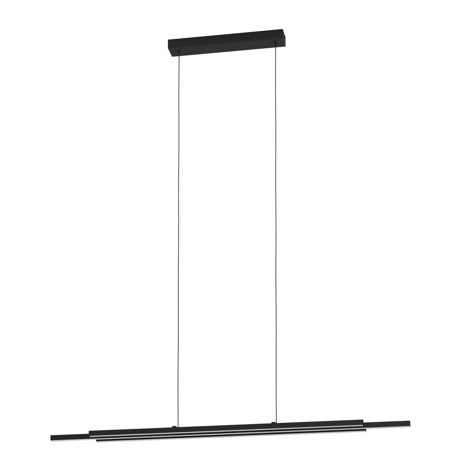 EGLO LED Pendelleuchte CANNIGIONA Schwarz L 930mm 3000K 3000lm günstig online kaufen
