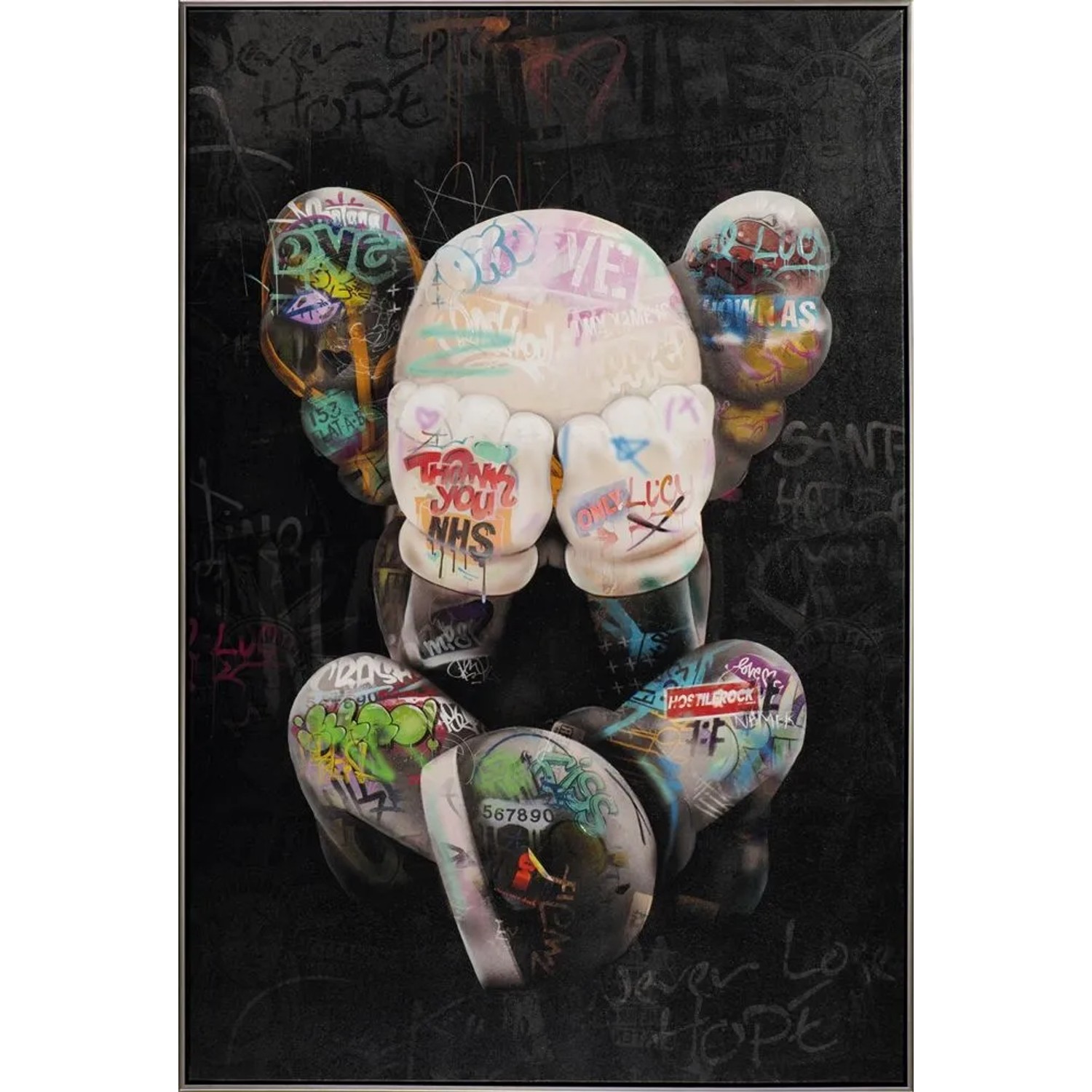 Art Universe Leinwandbild Relaxing Mouse 62 x 92 cm