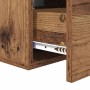 vidaXL Nachttisch 2 Stk Altholz 35 x 35 x 20 cm Holzwerkstoff 882385_10