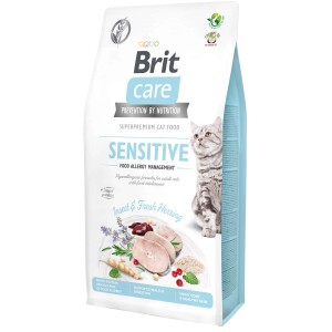 Brit Care Katzen-Trockenfutter Adult Sensitive Chicken 7kg für sensible Katzen