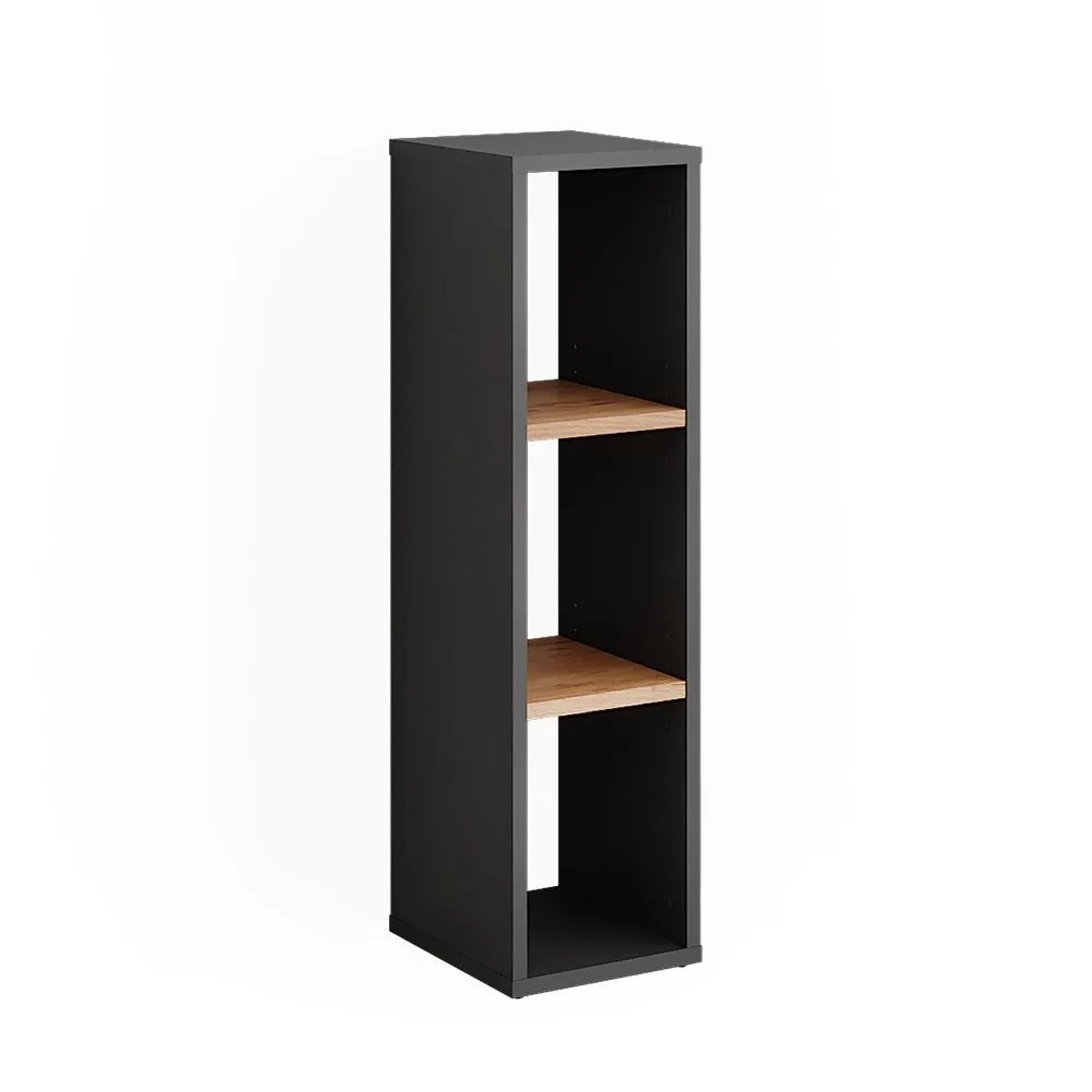 Vicco Standregal Orlando Anthrazit Goldkraft Eiche 22 x 80 Art Nr 54548