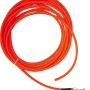 Leuchtorange Heim Hunde-Suchleine BioThane, 10 m lang, für Training & Erziehung.