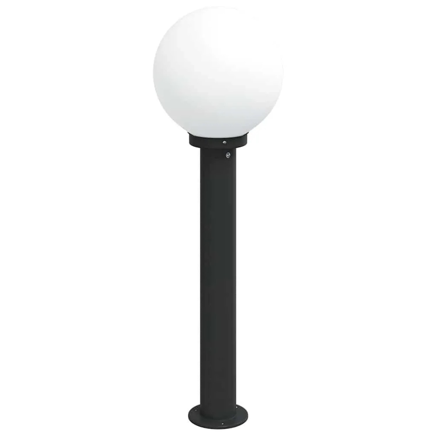vidaXL Pollerleuchte 80 cm Schwarz IP44 4006111
