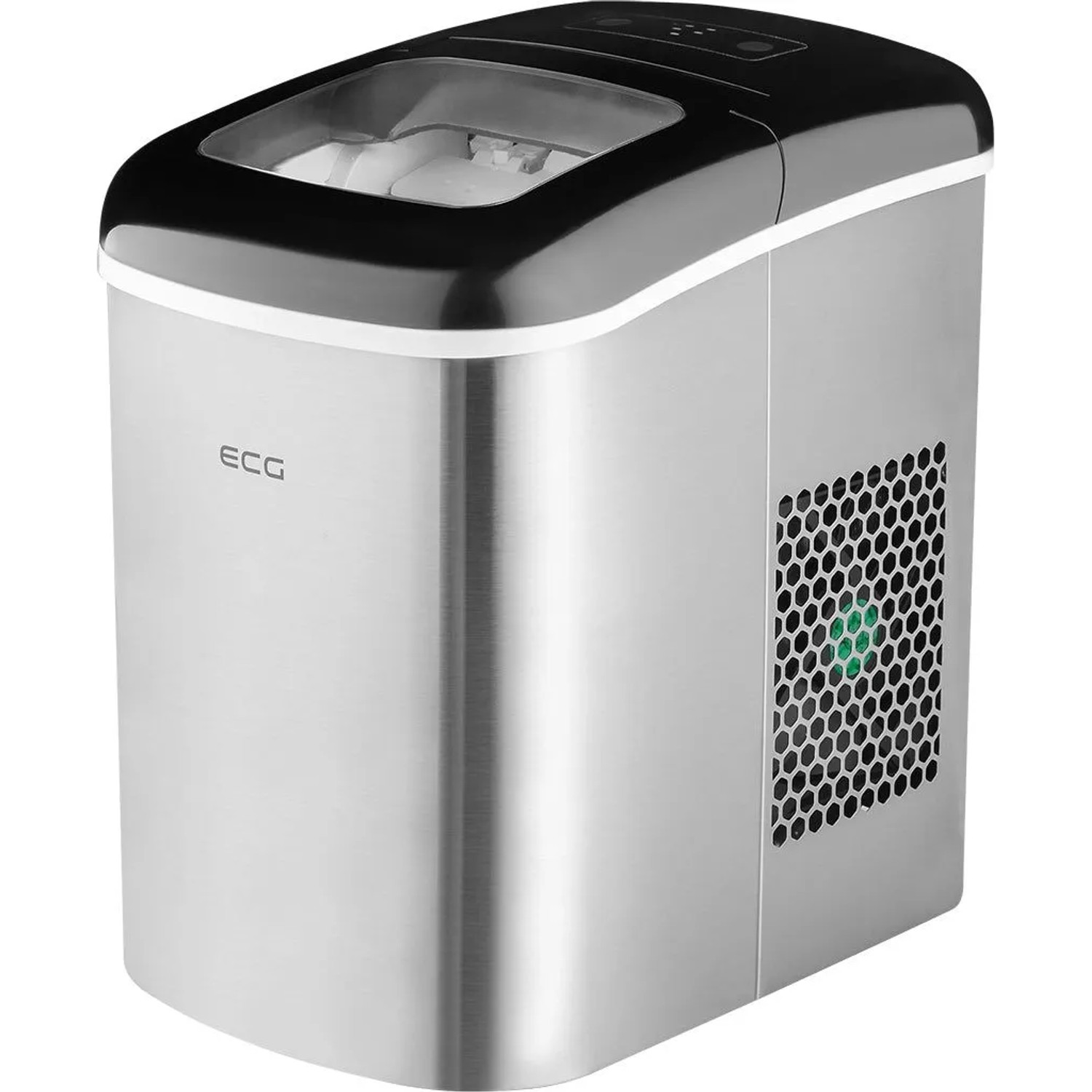 ECG Eiswürfelmaschine ICM 1253 Iceman Edelstahl 100-120 W
