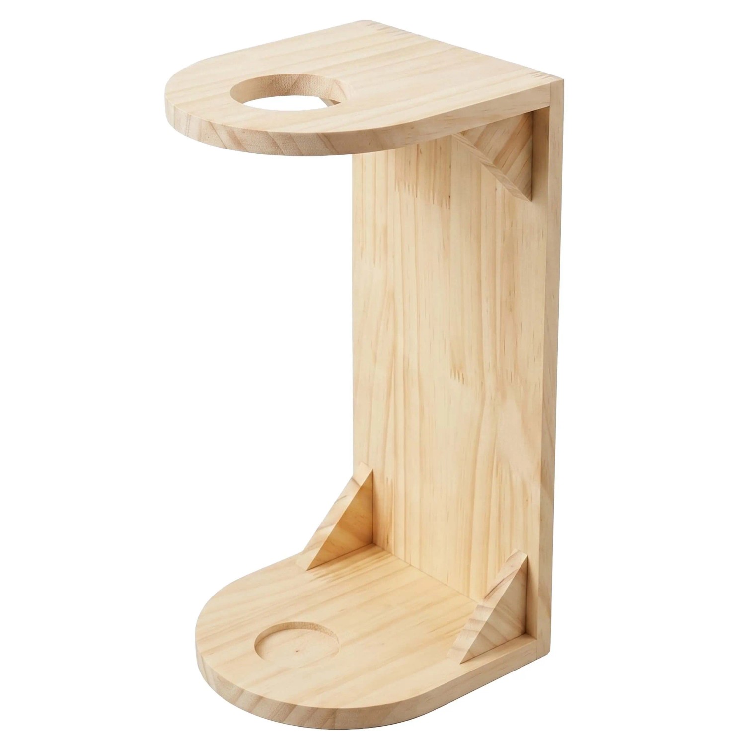 Relaxdays Wandhalterung Kiefernholz Natur für Hobby Horse Wandmontage 35 cm x 15 cm x 15 cm 0,38 kg