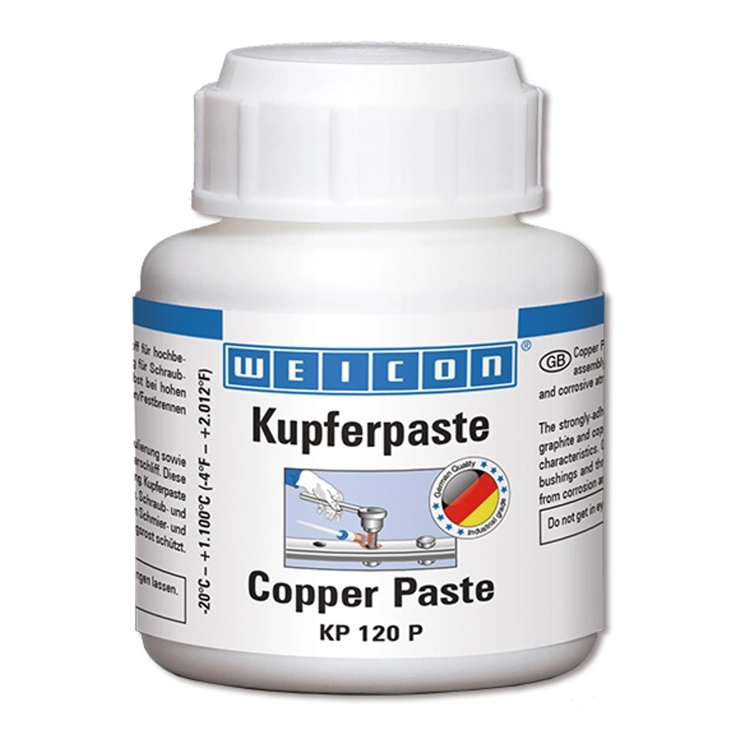Thumbnail - WEICON Kupferpaste KP 120 P 120 g, Pinseldose