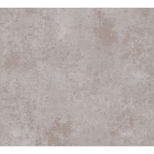 A.S. Création Vliestapete Uni Metallic Grau-Braun mit leichter Struktur.