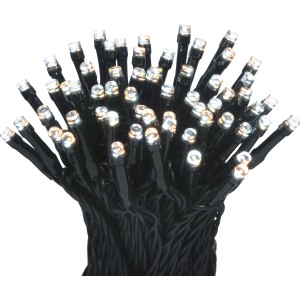 Zweifarbige Lichterkette mit 140 LEDs (kalt-/warmweiß) für Innen & Außen.