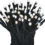 Zweifarbige Lichterkette mit 140 LEDs (kalt-/warmweiß) für Innen & Außen.