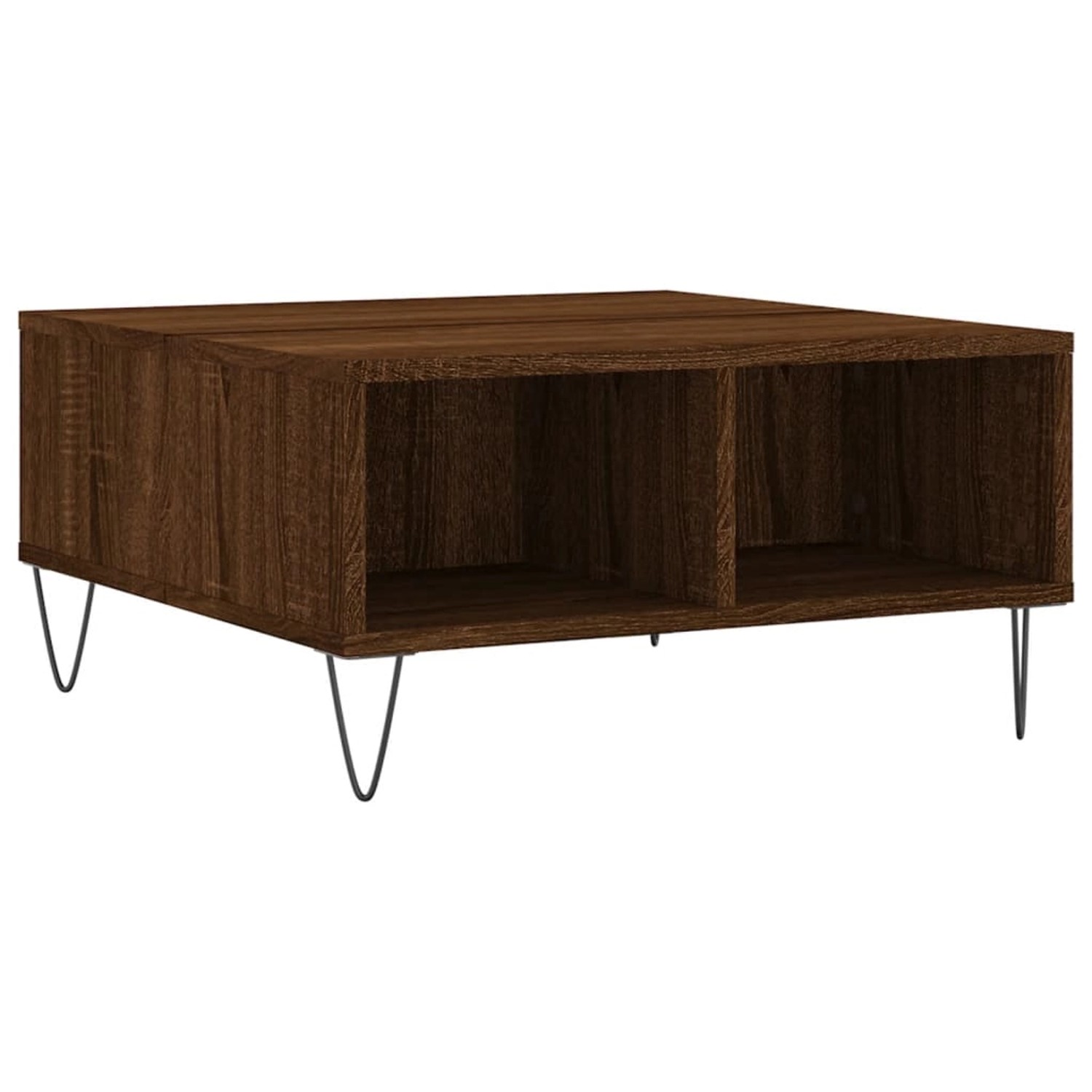 vidaXL Couchtisch Braun Eichen-Optik 60x60x30 cm Holzwerkstoff Modell 1 günstig online kaufen