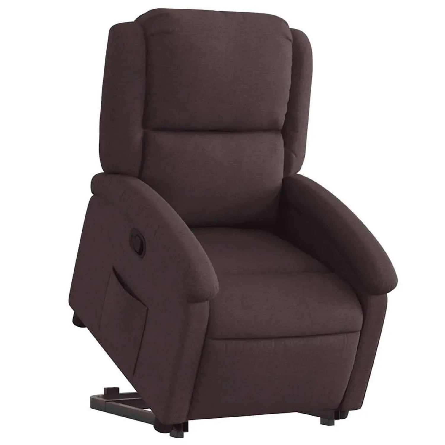 vidaXL Relaxsessel mit Aufstehhilfe Dunkelbraun Stoff 3204169 günstig online kaufen