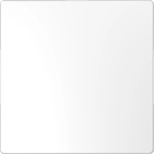 Merten Blindabdeckung System Design, Lotosweiß, für Abdeckrahmen