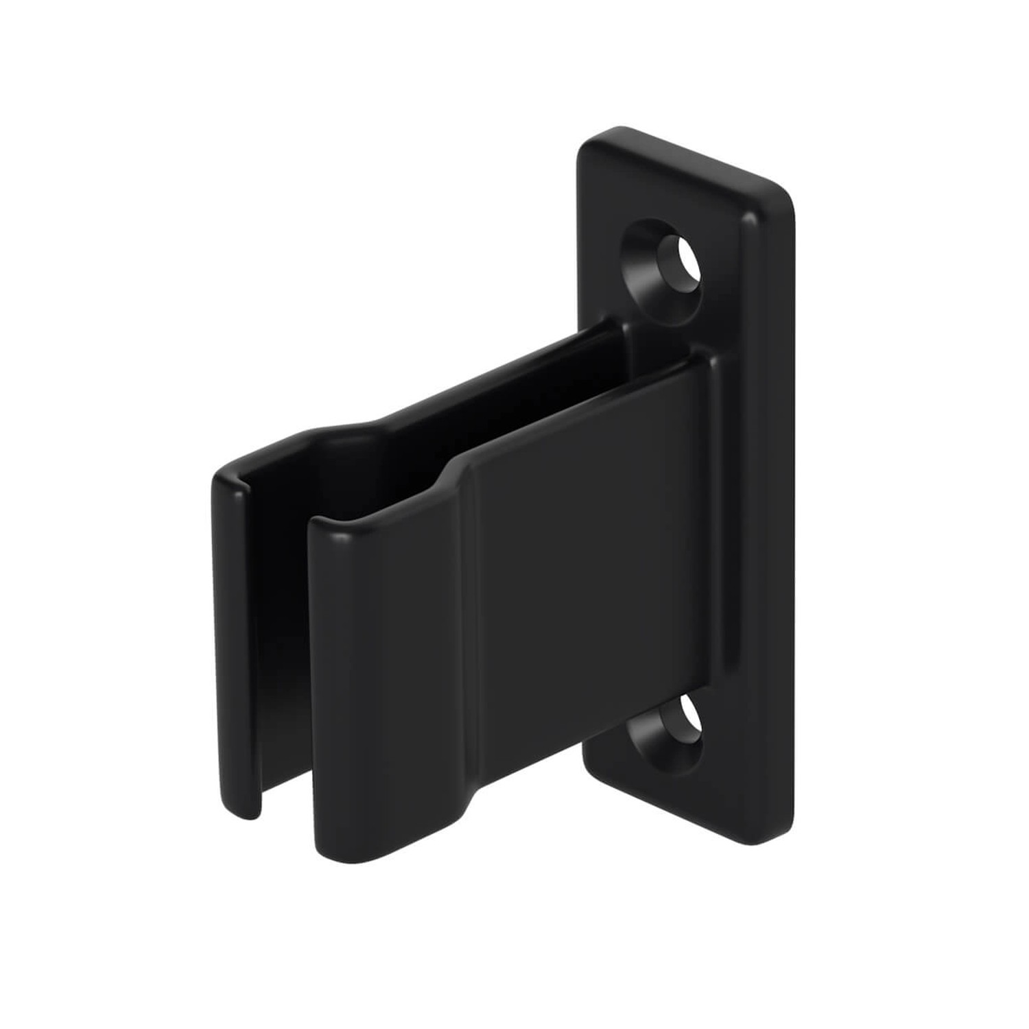 Bauheld Rollladen Kurbelhalter Einfach 35mm Schwarz