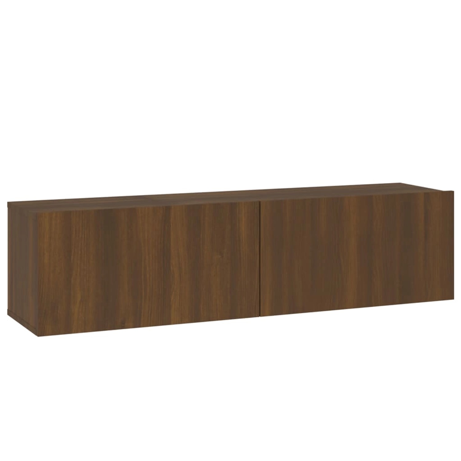 Thumbnail - VidaXL TV-Wandschrank Braun Eichen-Optik 120x30x30 cm Holzwerkstoff
