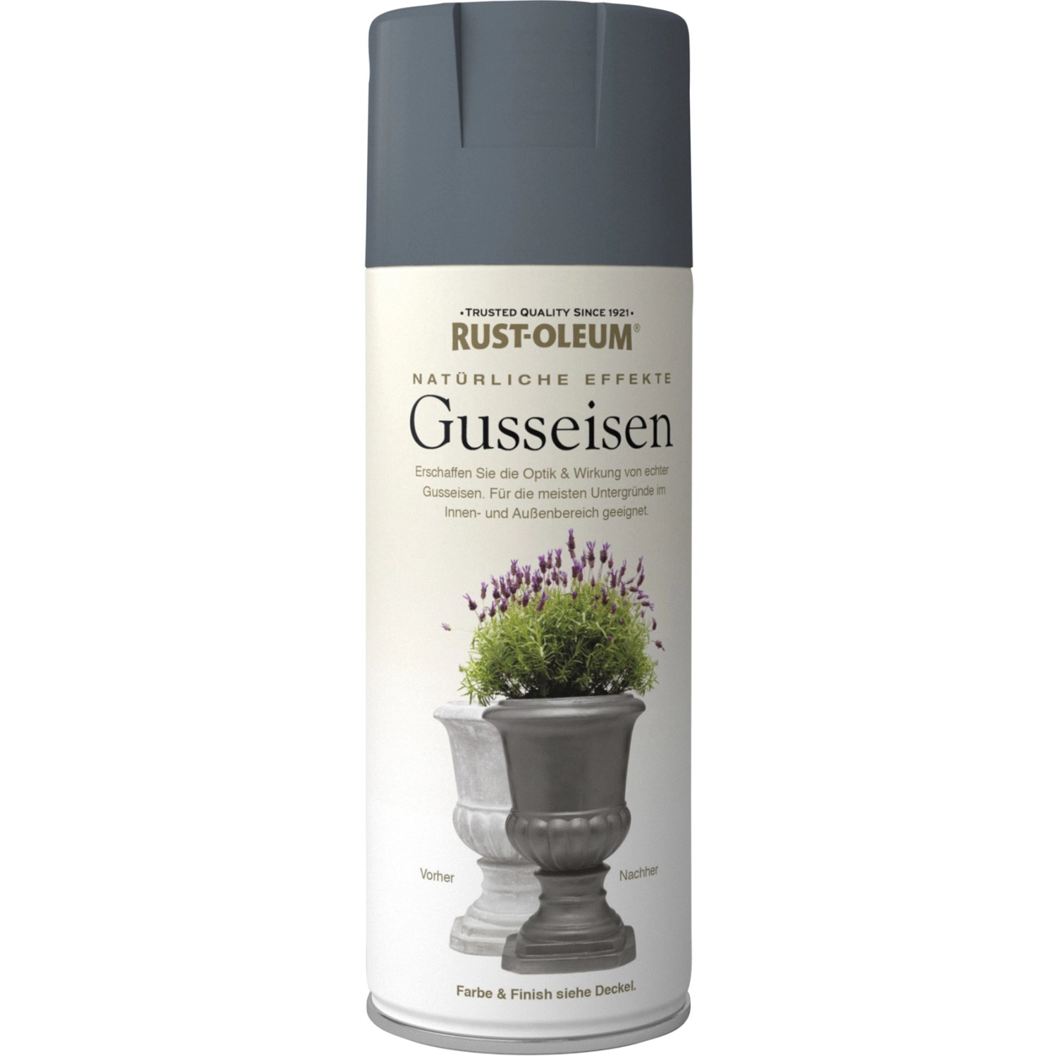 Rust-Oleum Natürliche-Effekte Sprühfarbe Gusseisen 400 ml