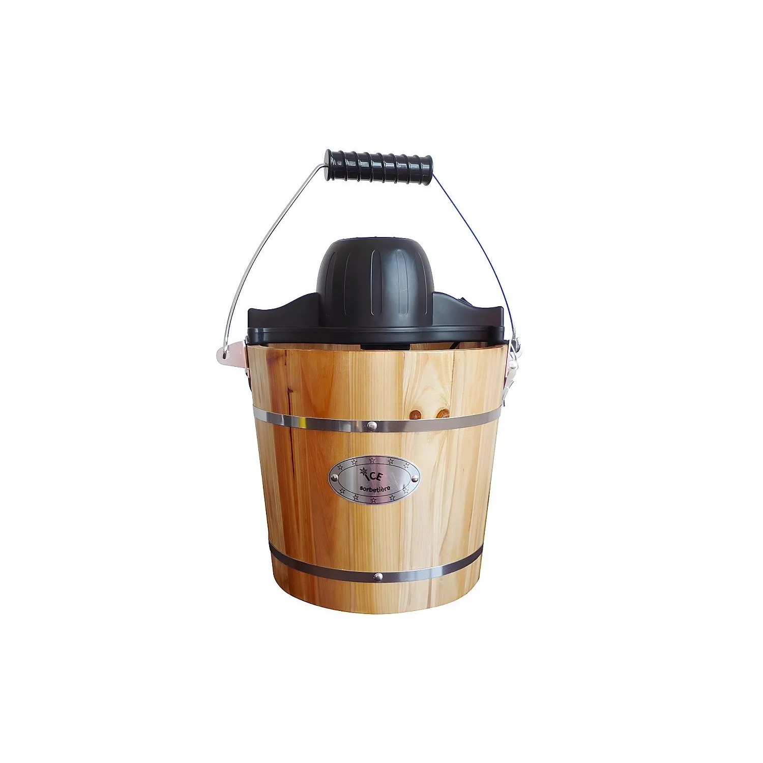Vente-unique Eismaschine Givreto Naturfarben Hell 33.5 cm