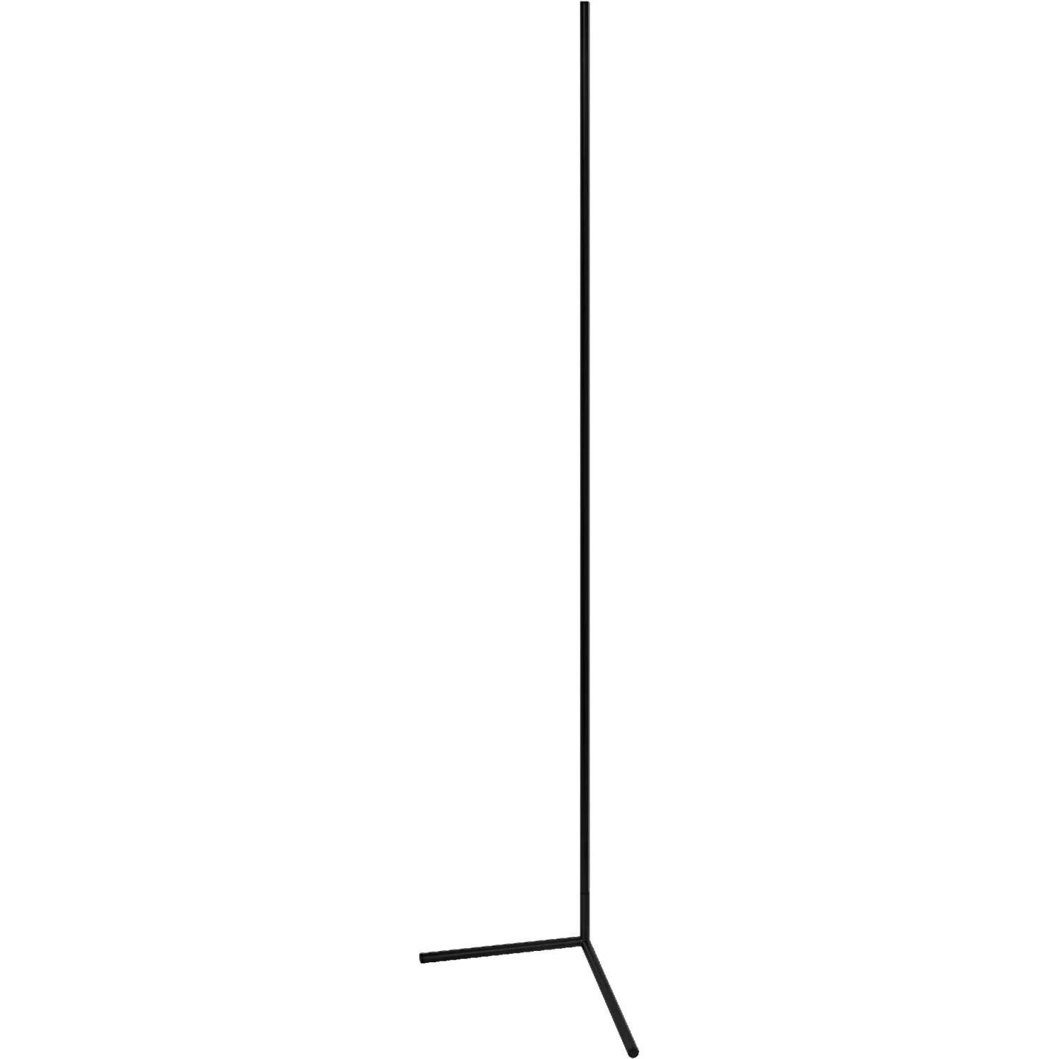 Schwarze Ledvance Smart+ WiFi Stehleuchte, Eckleuchte, 200cm hoch.