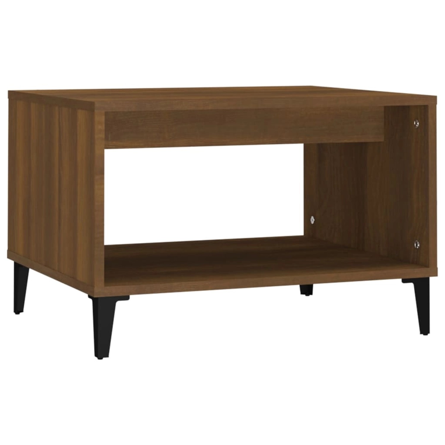 vidaXL Couchtisch Braun Eichen-Optik 60x50x40 cm Holzwerkstoff Modell 1 günstig online kaufen