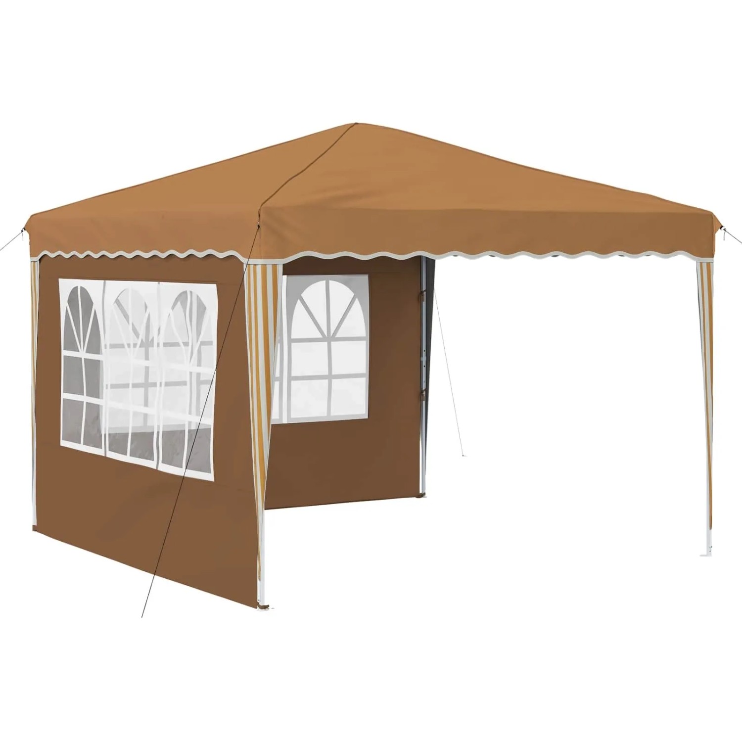 vidaXL Pop-up Partyzelt Beige 288 x 288 x 245 cm Oxford-Stoff 42019760