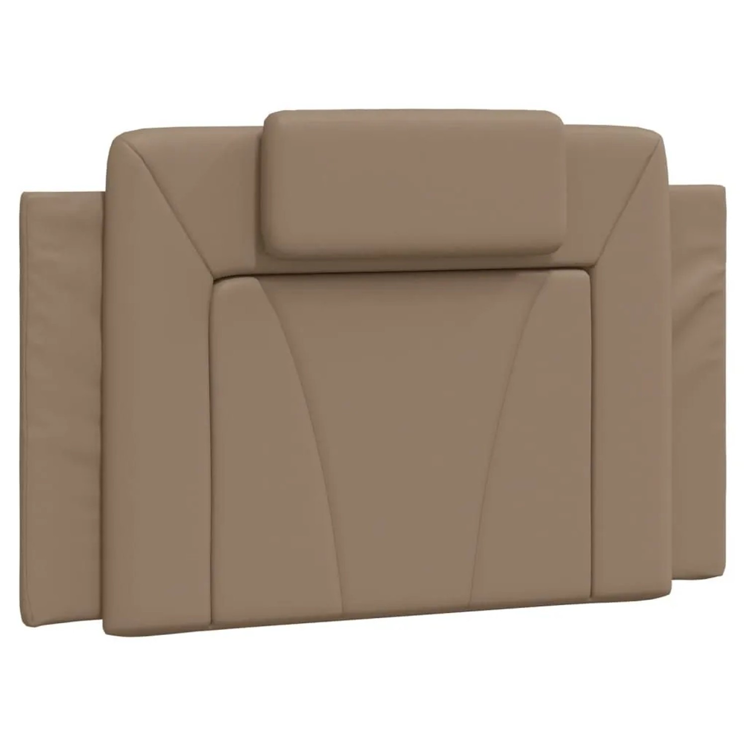 vidaXL Kopfteil-Kissen Viana Cappuccino-Braun 90 cm Kunstleder 374771