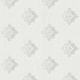 Bricoflor Textiltapete in Weiß/Grau mit elegantem Ornamentmuster für Wohn- und Esszimmer.