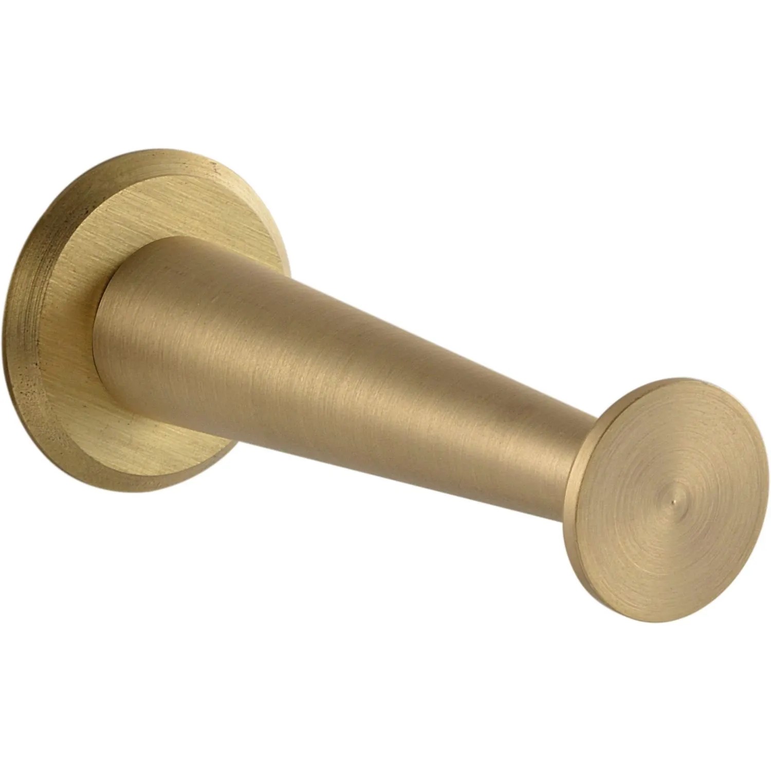 Simausrom Mantelhaken Medellot Platte Ø 30 mm Tiefe 73 mm Messing Matt Lackiert