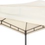 Beige Pavillonbespannung für tepro Pavillon Marabo, Dachtextil aus Polyester.
