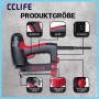 CCLIFE Elektrotacker 30 Schuss/Min. für T- und U-Nägel 15-32 mm mit Tiefenregler_6