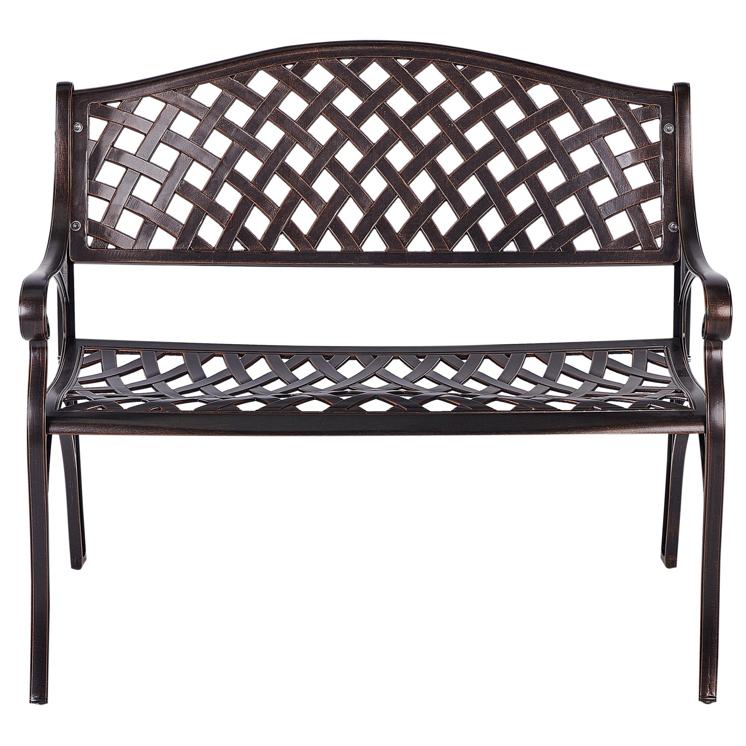 Beliani Gartenbank Braun 56x104x87 günstig online kaufen