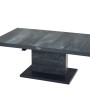 Rechteckiger Siena Garden Gartentisch Talina in Wood Grey, 85x140 cm.