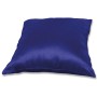 Blaues Arsvita Kissen Alessia, 40x40 cm, ohne Füllung. Dekokissen für Sofa und Garten.