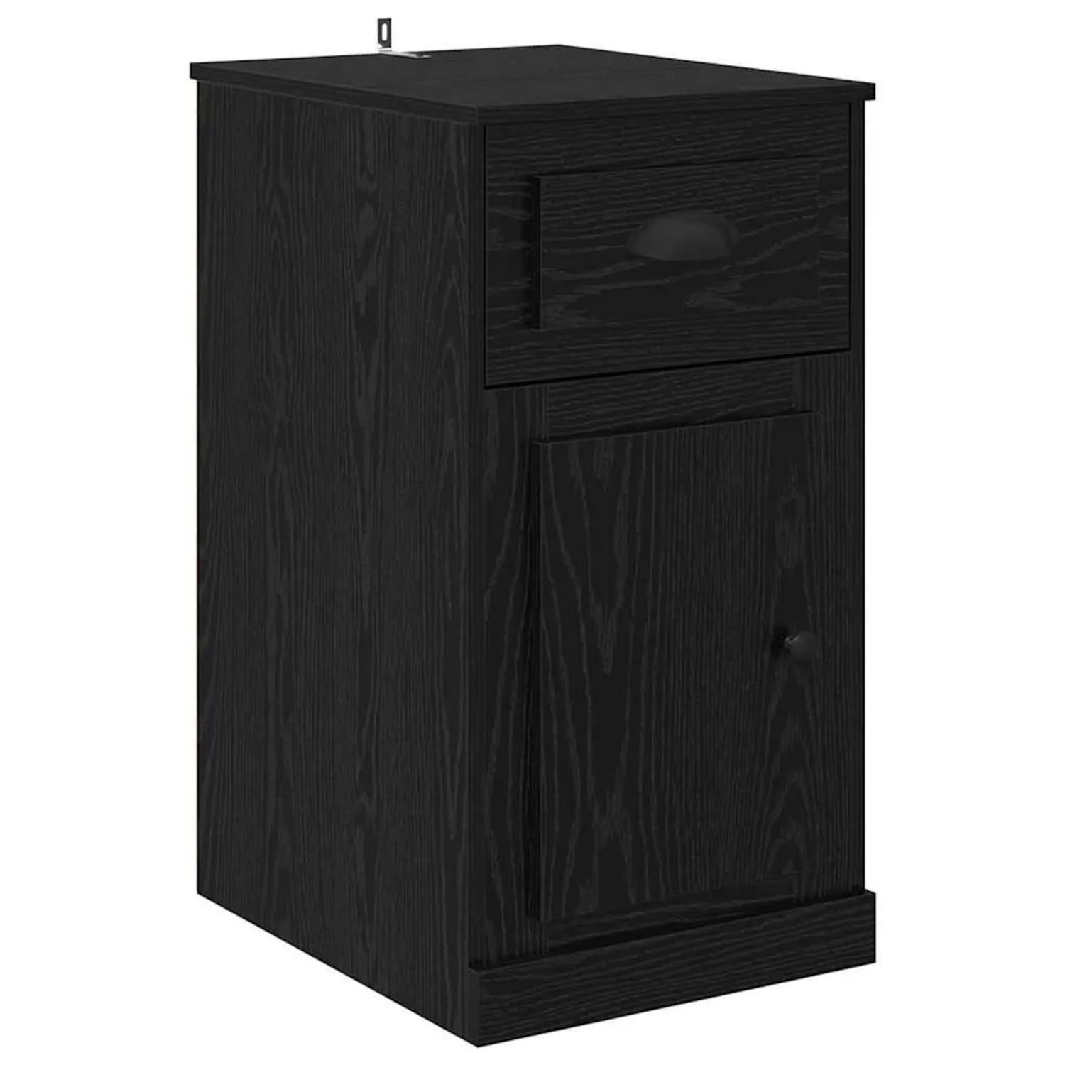 vidaXL Seitenschrank Schwarz Eichen-Optik 40 x 50 x 75 cm 881449 günstig online kaufen