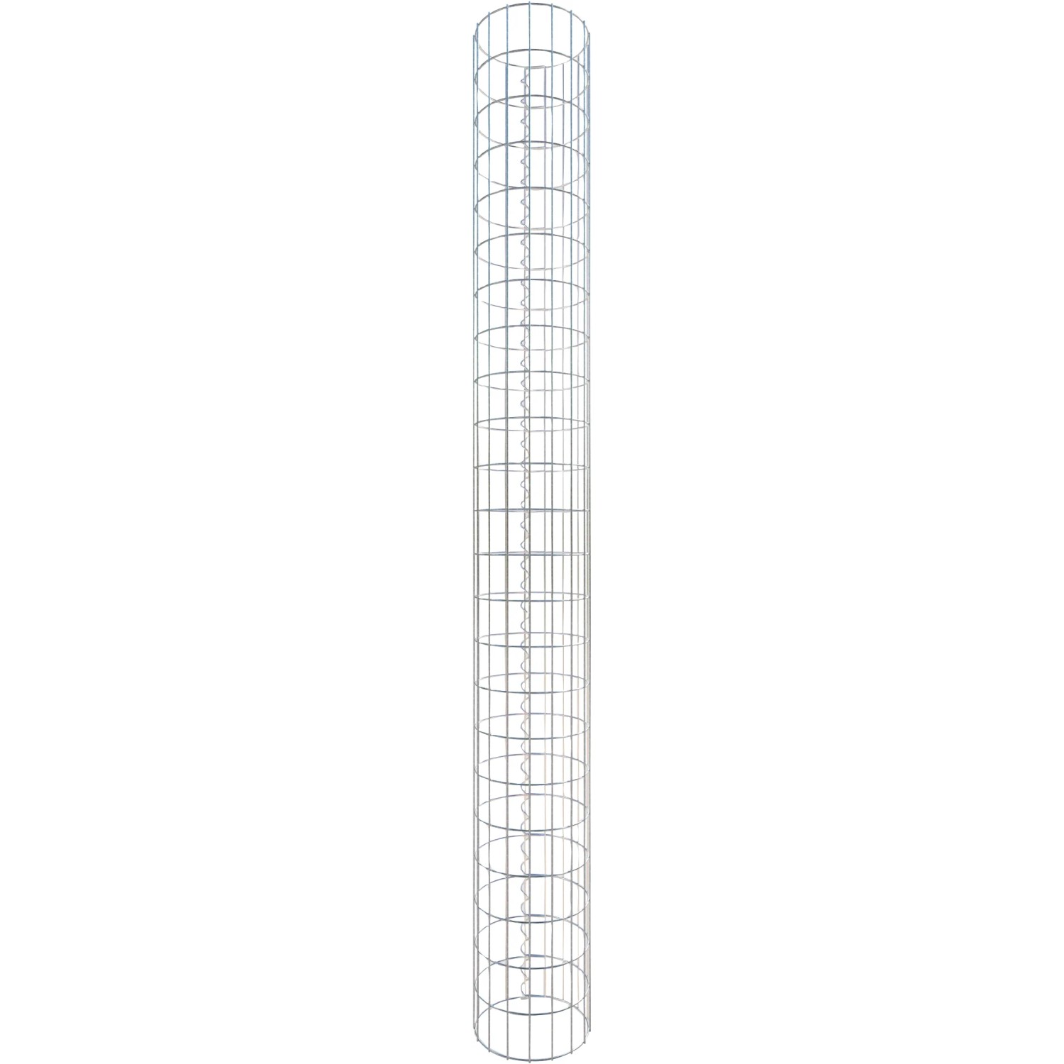 Gabiona Gabionen-Säule rund 230 x Ø 27 cm Maschenw 5 x 10 cm