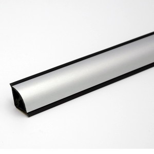 Döllken Multifunktionsleiste Top Line, 300 cm, Silber, für Arbeitsplatten und Wandanschlüsse.