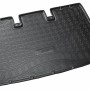 Schwarze Gummi Kofferraumwanne für VW T5/T6 Caravelle (kurzer Radstand) ab 2003.