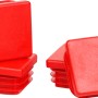 Stema Vierkantstopfen, rot, 35x35cm, 4er-Set für Autoanhänger.