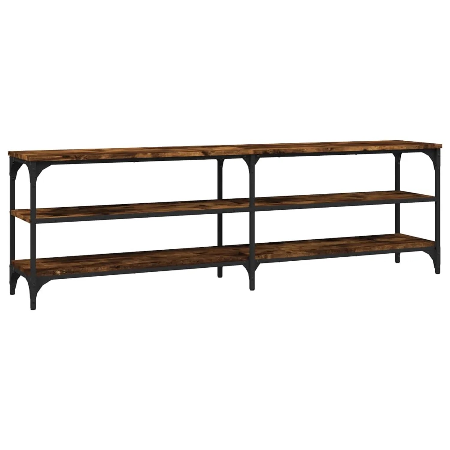 vidaXL TV-Schrank Räuchereiche 160x30x50 cm Holzwerkstoff 826751