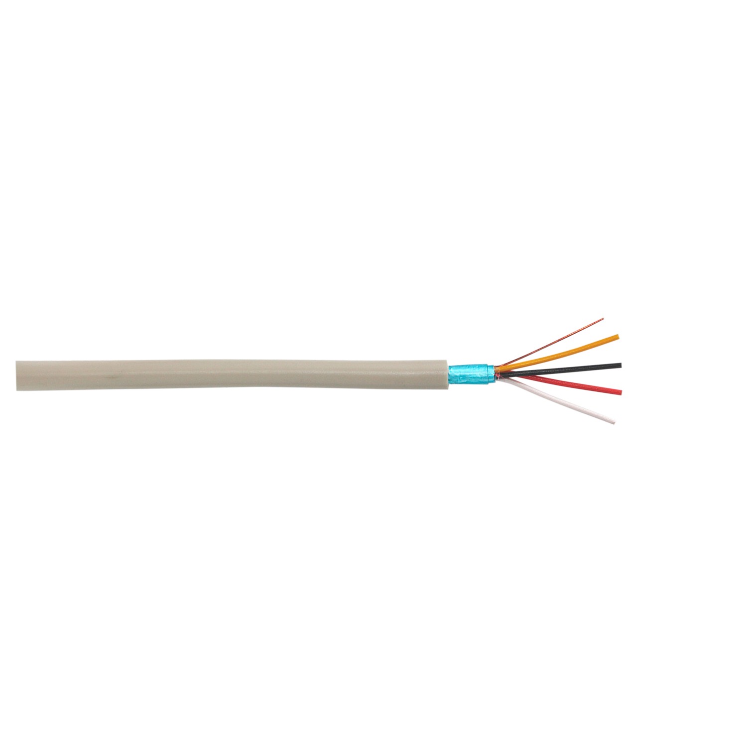 Telefonkabel JY(ST)Y 2 x 2 x 0,6 Grau Meterware