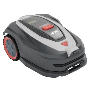 Al-Ko Robolinho 1.000 Vision Mähroboter: Graues Gehäuse mit roten Akzenten.