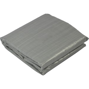 Graue Exit Pool-Bodenplane, gefaltet, geeignet für Pools 540x250 cm als Bodenschutzmatte.