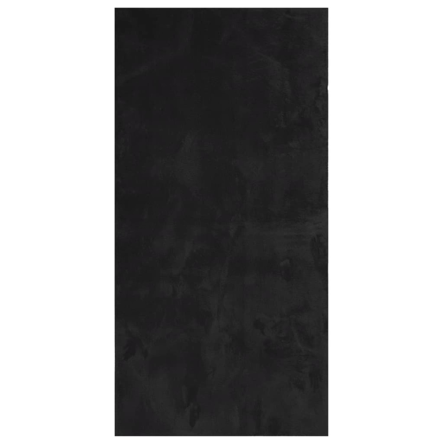 vidaXL Teppich Huarte Kurzflor Weich Und Waschbar Schwarz 100x200 Cm 193261 günstig online kaufen