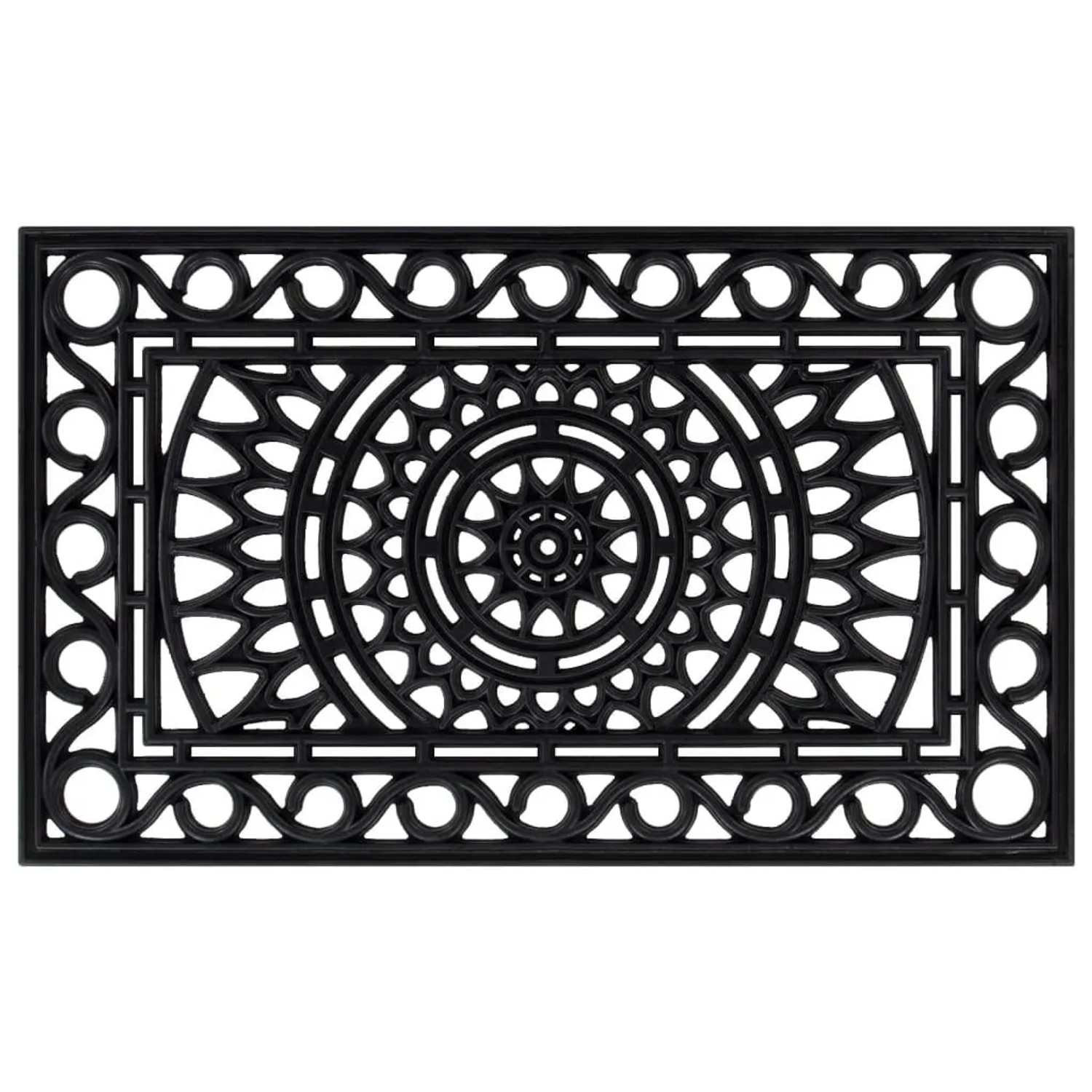 vidaXL Fußmatte Rechteckig 45x75 cm Gummi 155660 günstig online kaufen