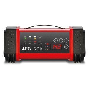 AEG Batterieladegerät LT 20 A für 12V/24V Autobatterien mit LED-Anzeige.