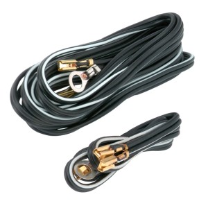 Prophete Kabel-Set für Fahrrad-Beleuchtung, zweiadrig, mit Anschlüssen.