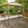 Siena Garden BBQ Pavillon, taupe, 244x127cm, mit Ablagen für Grillzubehör.