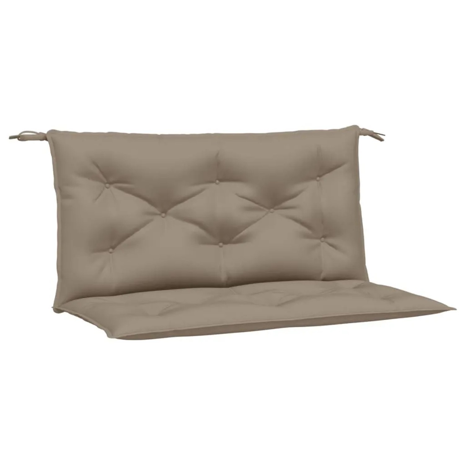 vidaXL Gartenbank-Auflagen 2 Stk Taupe 100x50x7 cm Oxford-Gewebe 361667 günstig online kaufen